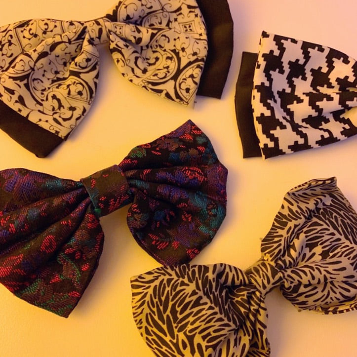 80’s bow barrettes